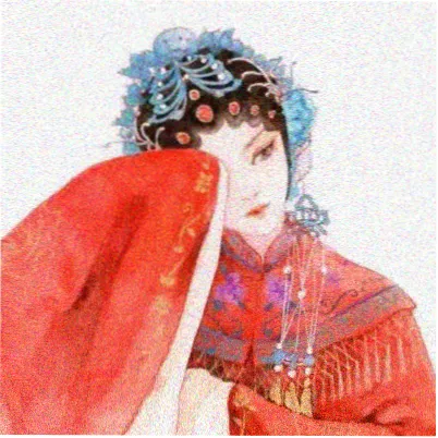 留言读者头像占位图，霓虹青色描边圆形